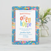 レインボーバースデーパーティーオープンハウス 招待状 (スタンド正面)