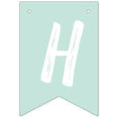 レインボーバースデーパーティーキッズ バンティングフラッグ (第2の旗)