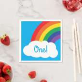 レインボーバースデーパーティー スタンダードカクテルナプキン (インサイチュ)