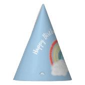 レインボーバースデーパーティー パーティーハット (左)