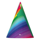 レインボーバースデーパーティー パーティーハット (左)