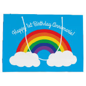 レインボーバースデーパーティー ラージペーパーバッグ (裏面)