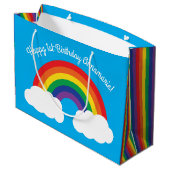 レインボーバースデーパーティー ラージペーパーバッグ (裏面アングル)