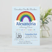 レインボーバースデーパーティ招待状 – レインボーパーティー 招待状 (スタンド正面)