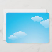 レインボーバースデーパーティ招待状 招待状 (裏面)