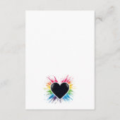 レインボーバースト エンクロージャーカード (裏面)