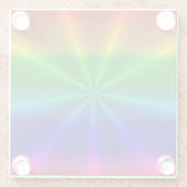 レインボーバースト ガラスコースター (裏面)