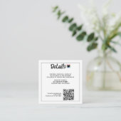 レインボーバーストQRコード エンクロージャーカード (スタンド正面)