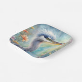 レインボーバーズブルーヘロン1 ペーパープレート (傾斜あり)