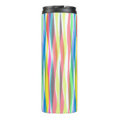 レインボーバーティッストライプクパステルカラフル タンブラー (裏面)