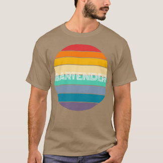 レインボーバーテンダーレトロヴィンテージ Tシャツ