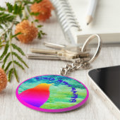 レインボーバードを歌う キーホルダー (側面)