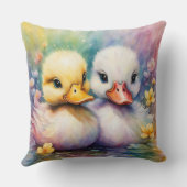 レインボーバードアヒル2 クッション (裏面)