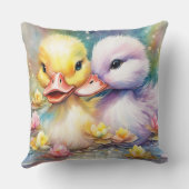 レインボーバードアヒル4 クッション (裏面)