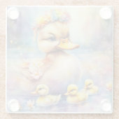 レインボーバードアヒル5 ガラスコースター (裏面)