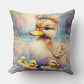 レインボーバードアヒル5 クッション (正面)