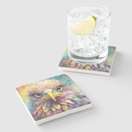 レインボーバードイーグル1 ストーンコースター (横)