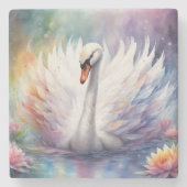 レインボーバードズスワン1 ストーンコースター (正面)