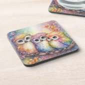 レインボーバードフクロウ1 コースター (左側)