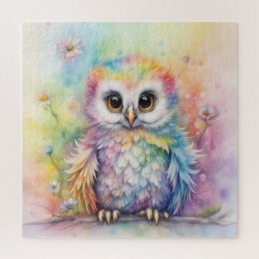 レインボーバードフクロウ2 ジグソーパズル (縦)