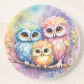 レインボーバードフクロウ5 コースター (正面)