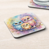 レインボーバードフクロウ5 コースター (左側)