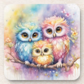 レインボーバードフクロウ5 コースター (正面)