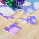 レインボーバード及びハート ジグソーパズル (側面)