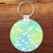 レインボーバード&ハートキーチェーン キーホルダー (裏面)