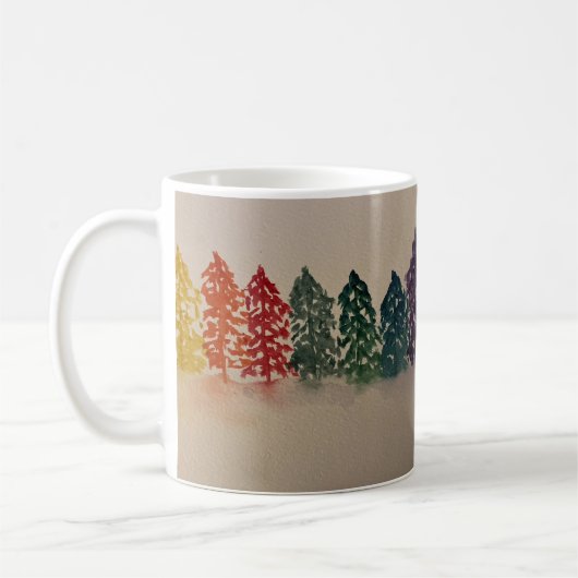 レインボーパイン コーヒーマグカップ (左)