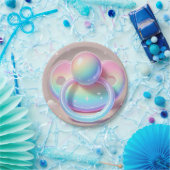 レインボーパシファイアプレート ペーパープレート (パーティー)