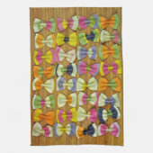 レインボーパスタパターン キッチンタオル (縦)