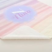 レインボーパステルカラーウォーターカラーブラシストローク シェルパブランケット (3/4)