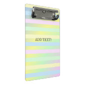 レインボーパステルカラー ミニクリップボード (アングル)