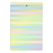 レインボーパステルカラー ミニクリップボード (裏面)