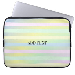 レインボーパステルカラー ラップトップスリーブ