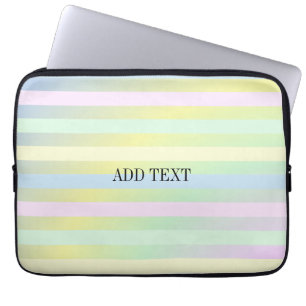 レインボーパステルカラー ラップトップスリーブ