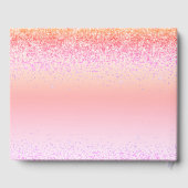 レインボーパステルガーリーグリッターメタルモノグラム名 ゲストブック (裏面)