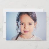 レインボーパステルズフォトバースデーパーティー 招待状 (裏面)