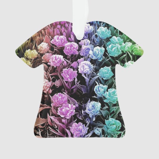 レインボーパステルチューリップドレス オーナメント (正面)