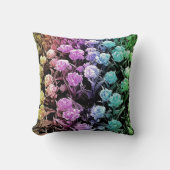 レインボーパステルチューリップ クッション (正面)