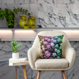 レインボーパステルチューリップ クッション