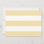 レインボーパステルピンクブルーイエロージェンダーリビール 招待状 (裏面)