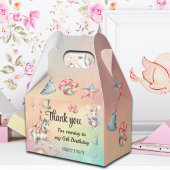 レインボーパステルwアニマルズ6誕生日 フェイバーボックス