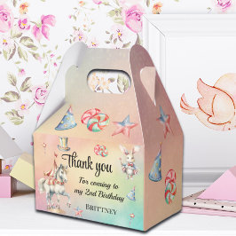 レインボーパステルw動物2nd誕生日 フェイバーボックス