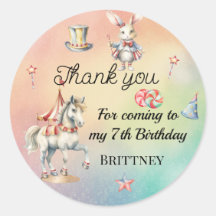 レインボーパステルw動物7thバースデーパーティー