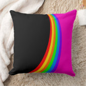 レインボーパターン クッション (ブランケット)