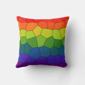 レインボーパターン クッション (裏面)