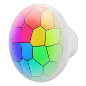 レインボーパターン セラミックノブ (右)