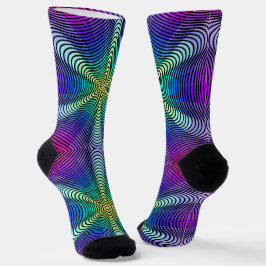 レインボーパターン ソックス